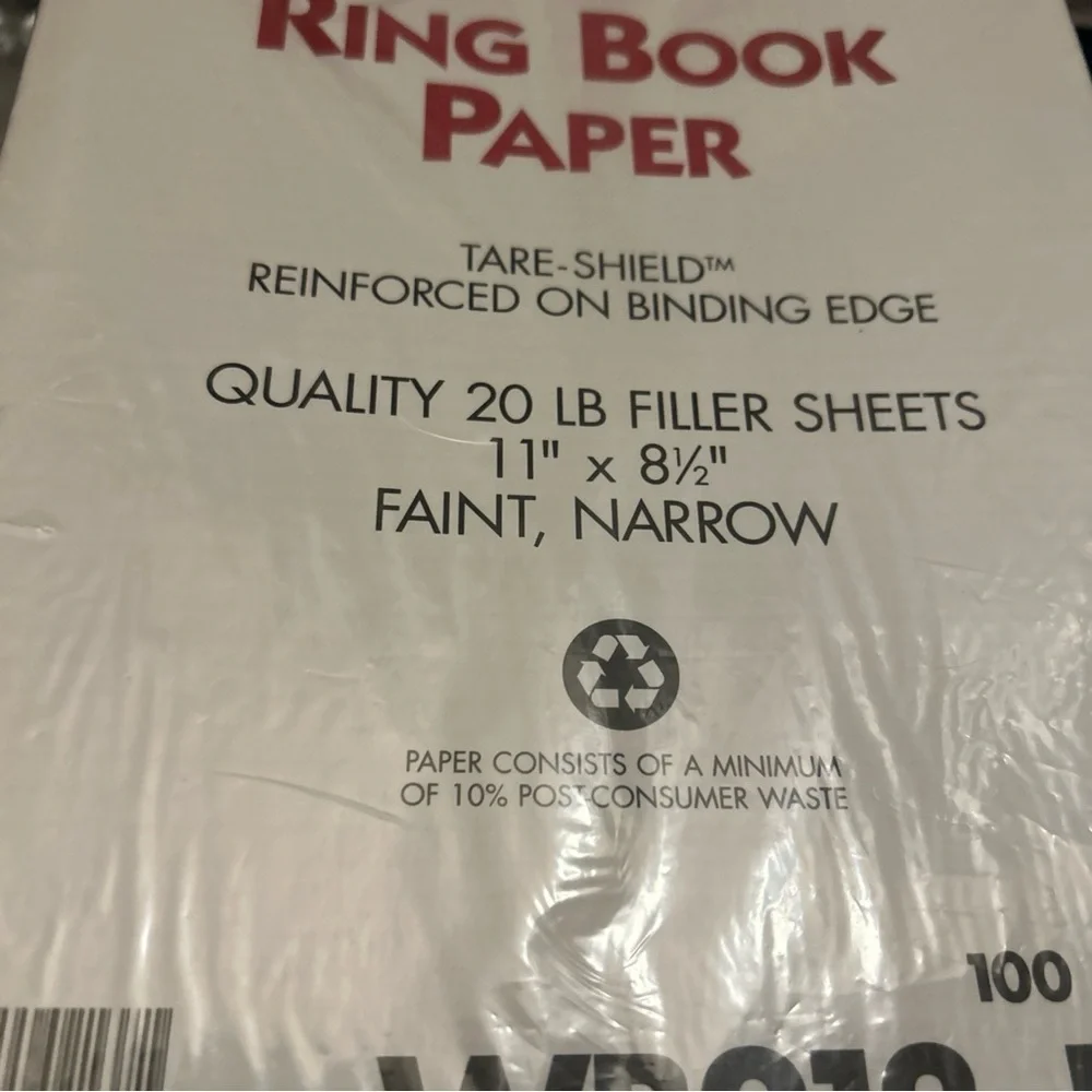 Sparco Brand 3 Ring Binder Indexes - White Laminated‎ Tab 5 Tabs 22 Packs 2